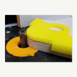 Gabarit de rayon pour défonceuse