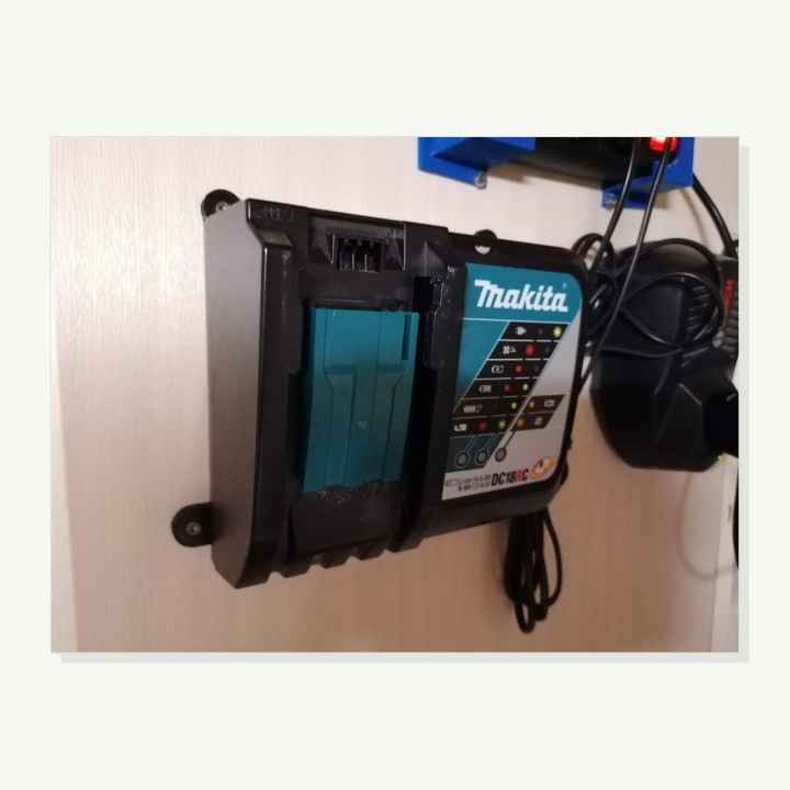 Pieds muraux compatibles chargeur Makita - paire