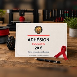 Adhésion annuelle - sans emploi ou étudiant