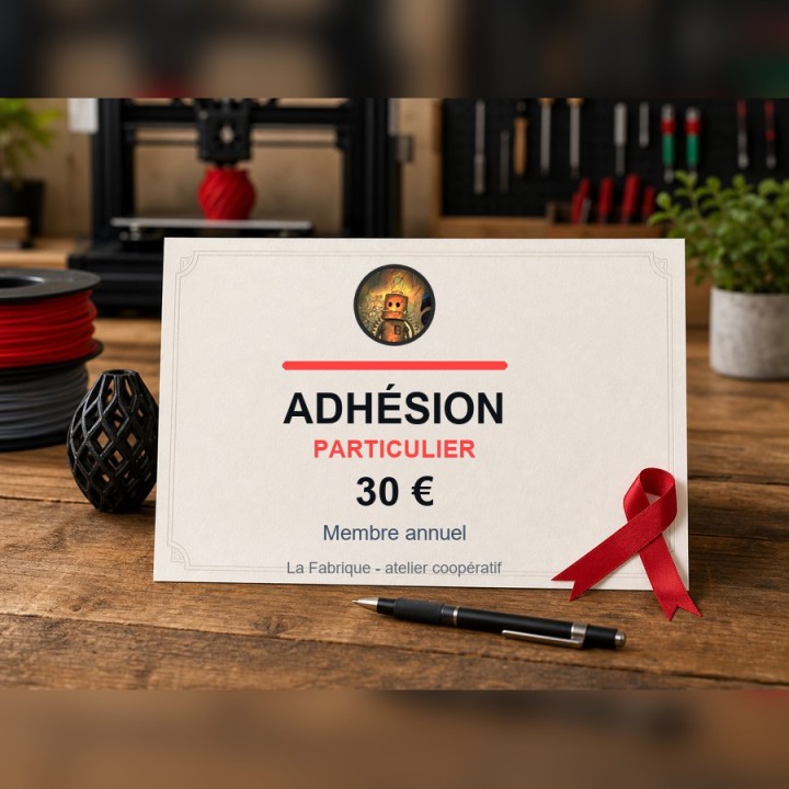 Adhésion annuelle - particulier