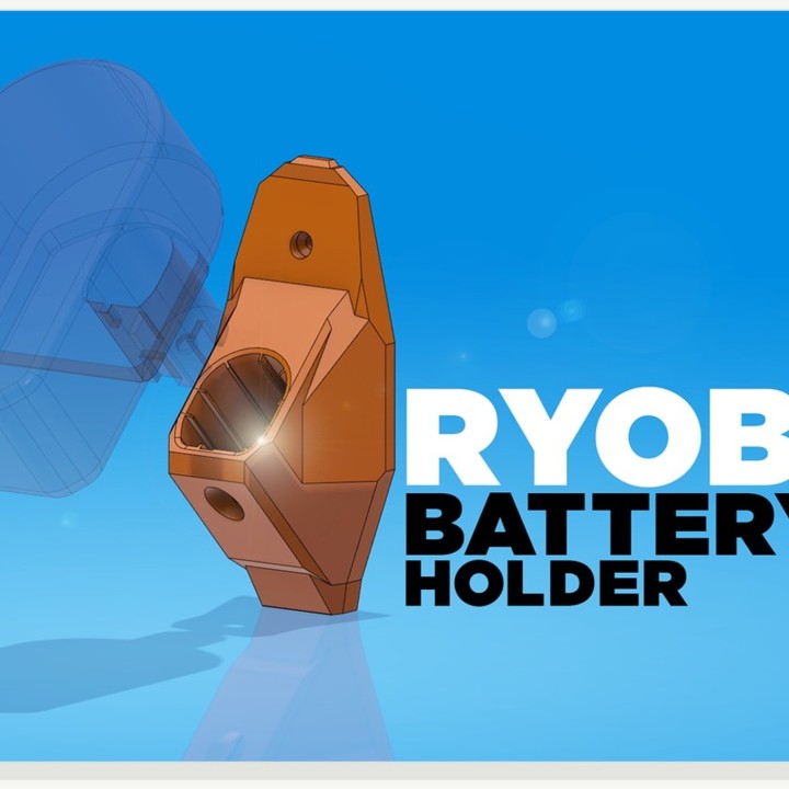 Support mural compatible batterie Ryobi
