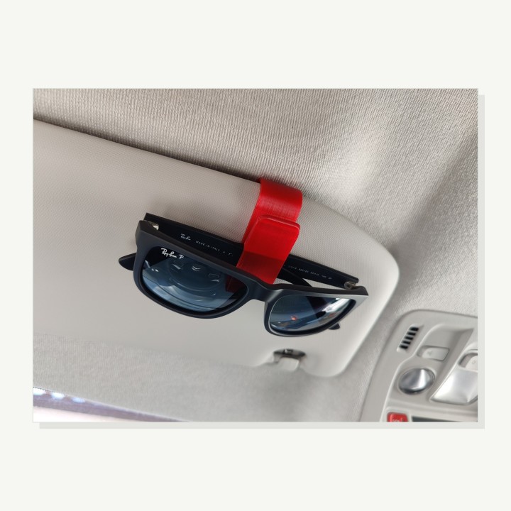 Clip de lunettes pour pare-soleil de voiture